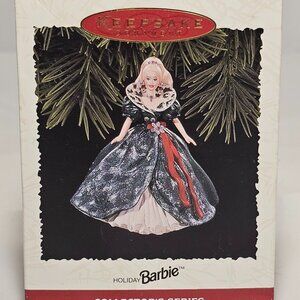 Hallmark Keepsake Ornament Holiday Barbie 1995